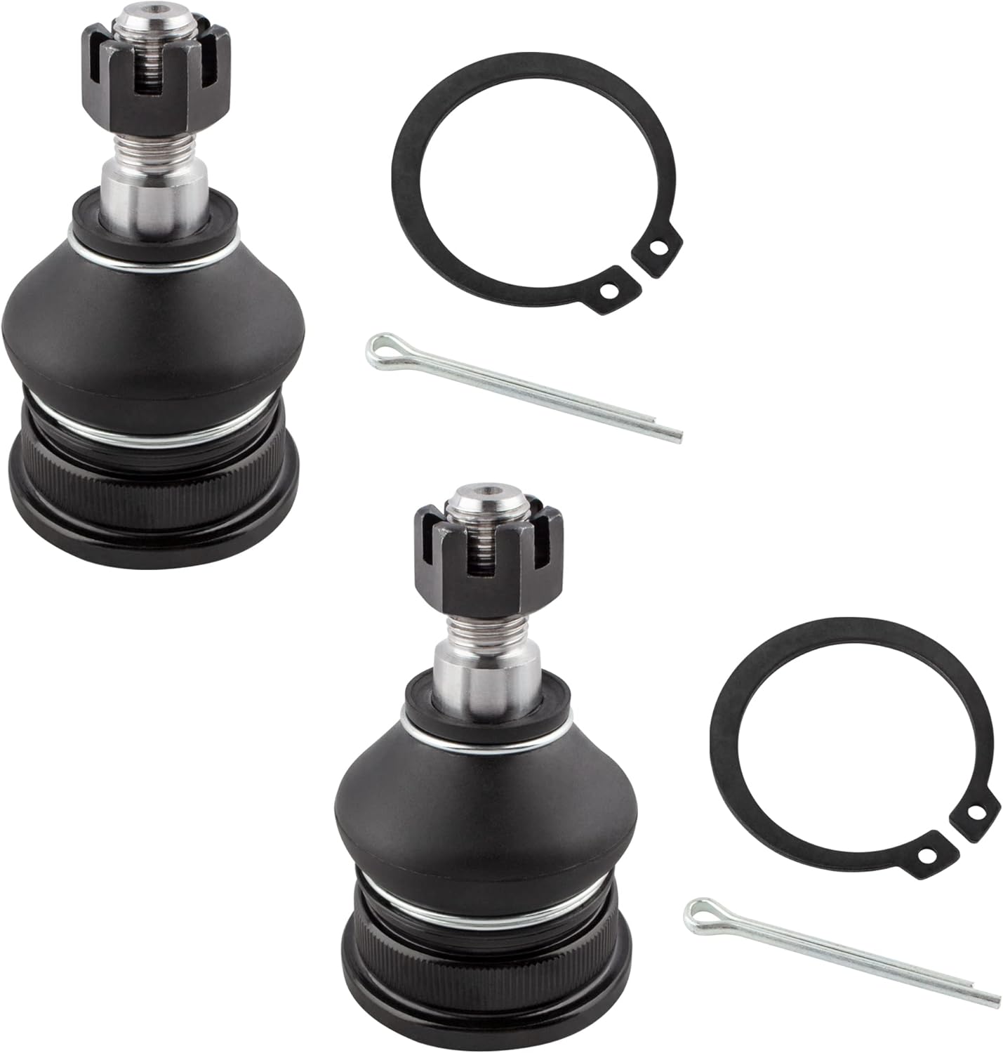BOXI 4pcs Front Lower Ball Joints Outer Tie Rods Fit for for Hyundai Elantra Tiburon Accent 1996-2008 / for Kia Spectra Spectra5 2004-2009 | K9455 ES3377
