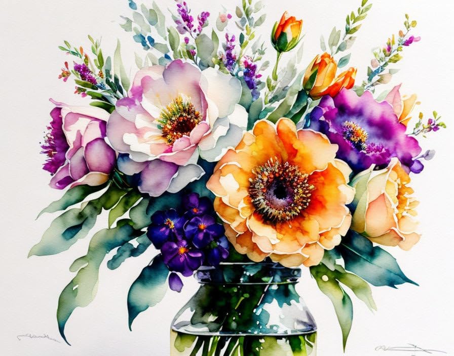 Affiches sur toile bouquet de fleurs pour illuminer votre salon moderne