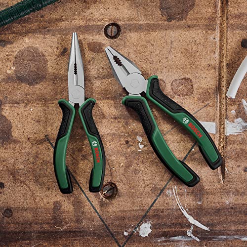 Bosch Zangen-Set, 2-teilig (hochwertige, präzise, langlebige Kombizange und Spitzzange für verschiedene anspruchsvolle Aufgaben… – Ansicht 6