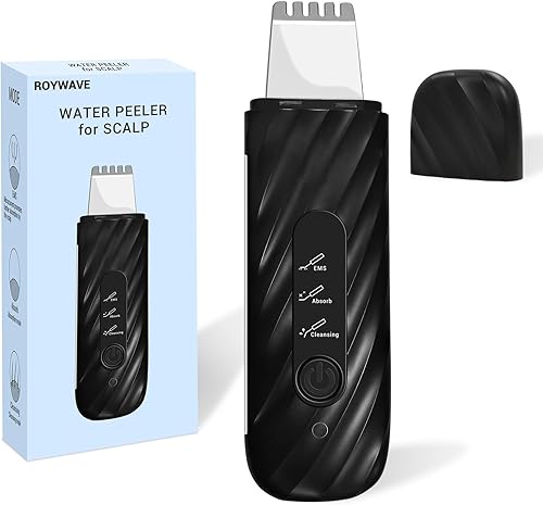 ROYWAVE Masajeador eléctrico para el cuero cabelludo para mujer, masajeador inalámbrico para el crecimiento del cabello, masajeador de cabeza