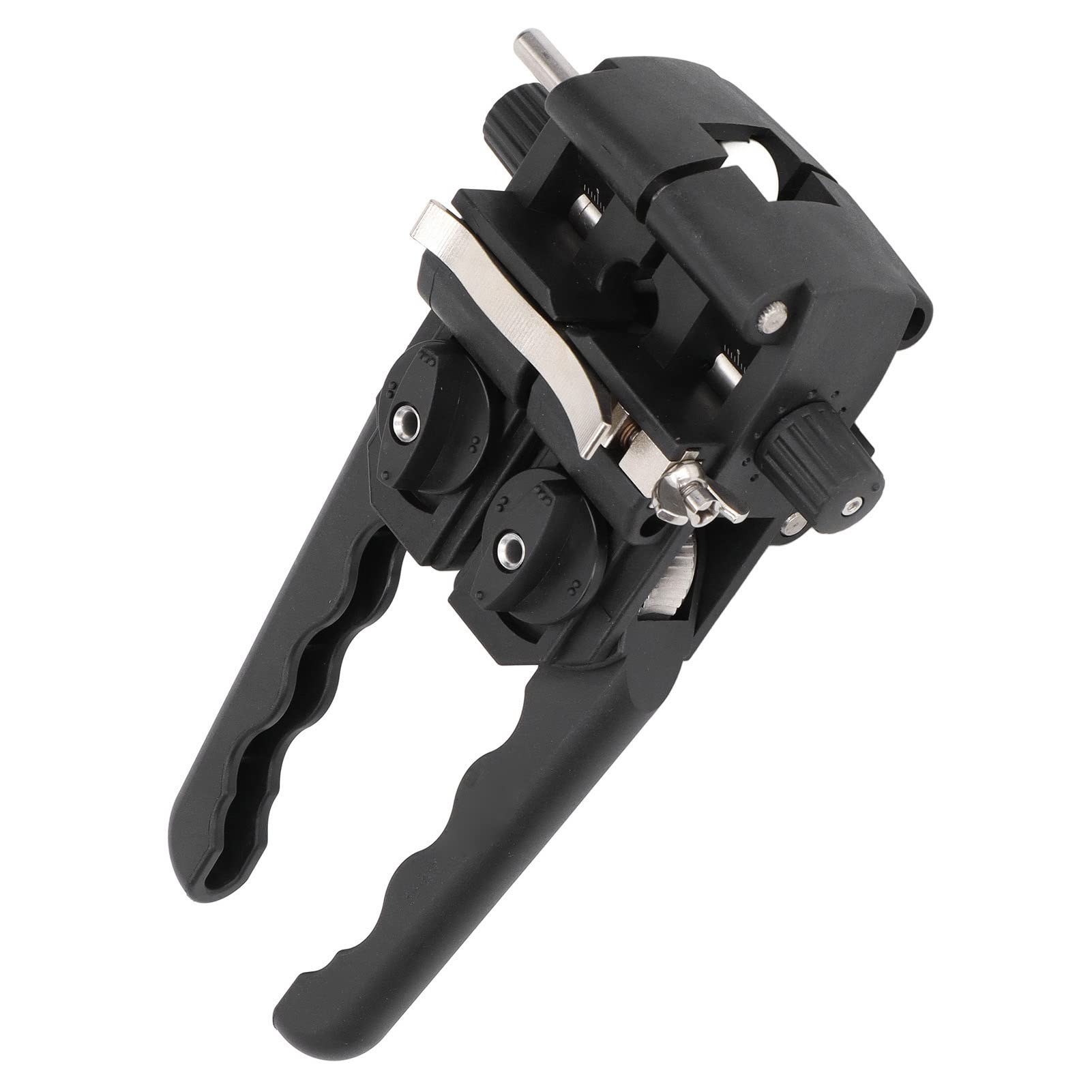 Cocoarm Pelacables de Fibra óptica, Cuchillo Pelador de Cables de Plástico, Herramienta de Pelado Longitudinal y Transversal Ajustable de 2 Vías de 8 a 30 Mm para Técnicos e Instaladores de Cables