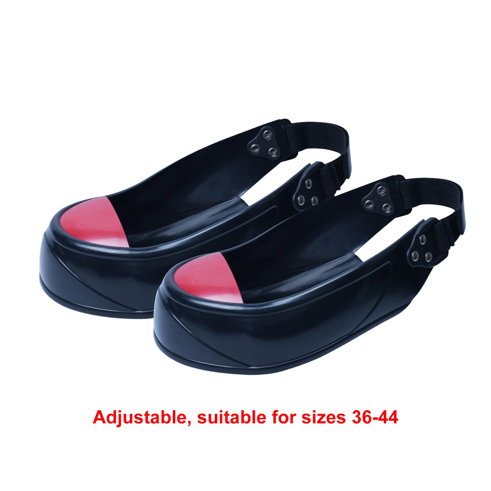 Protezioni per le dita dei piedi in acciaio resistente con cinturino regolabile Copriscarpe sicurezza Anti-sfondamento Copriscarpe da lavoro per uomo e donna Accessori per scarpe antinfortunistiche