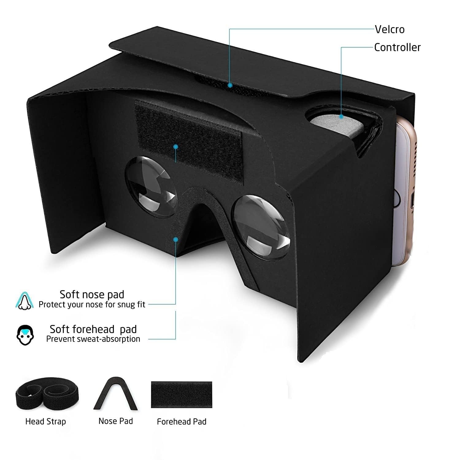 Google Cardboard 2パック VRヘッドセット スマホ 41ZbY16iu5L.jpg