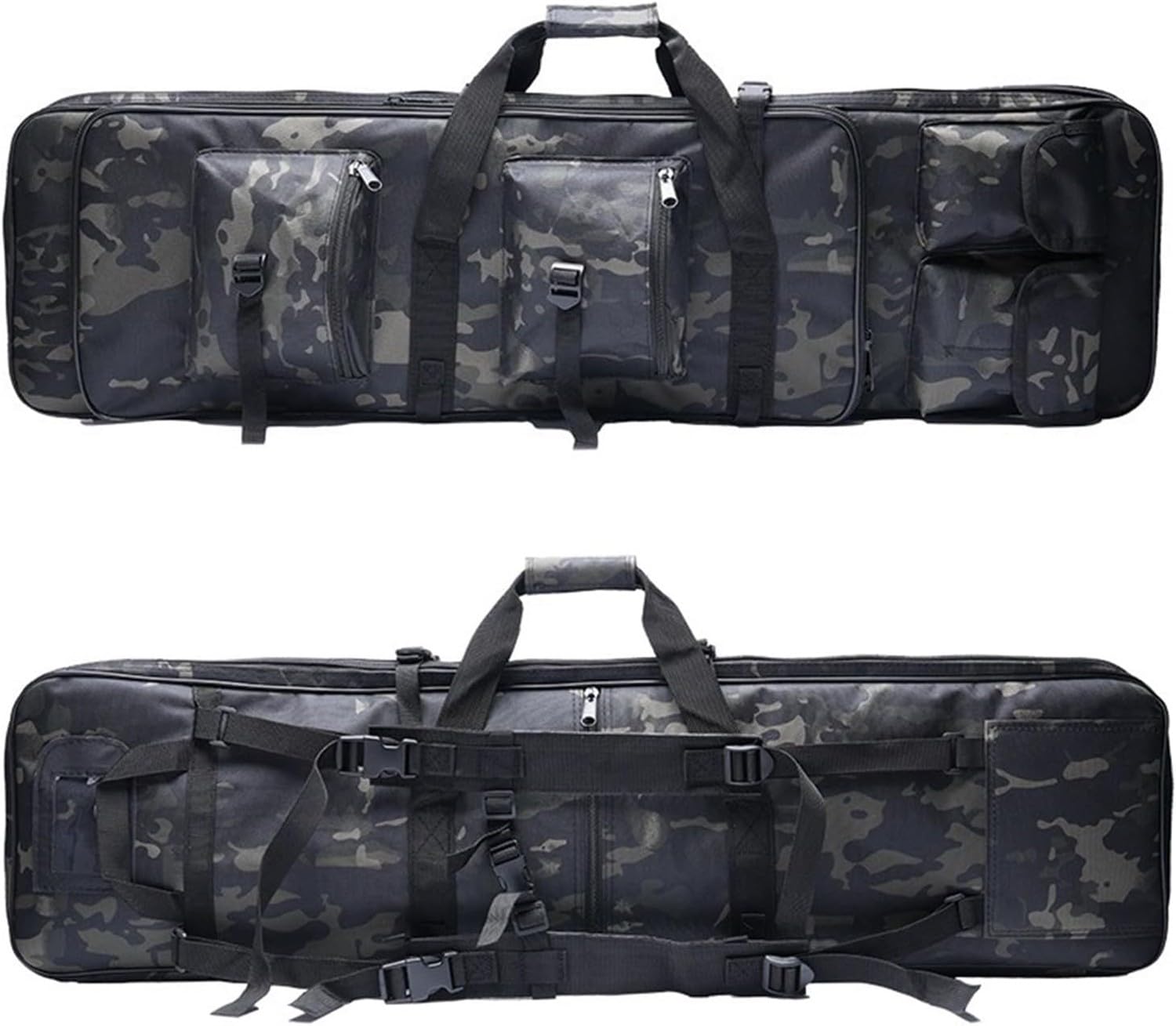 Étuis À Fusil pour Fusils,Sac De Tir Sportif,Sac Tactique Militaire,Pistolets Étui À Fusil Souple Sac De Gamme De Chasse Airsoft Carabine Tactique Sac À Dos pour Le Tir De Chasse