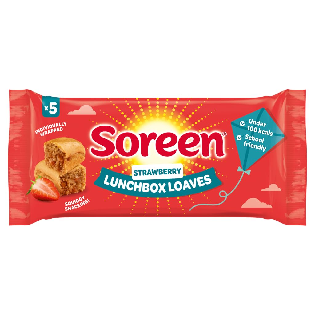 Soreen Strawberry Lunchbox Loaves, 5 each