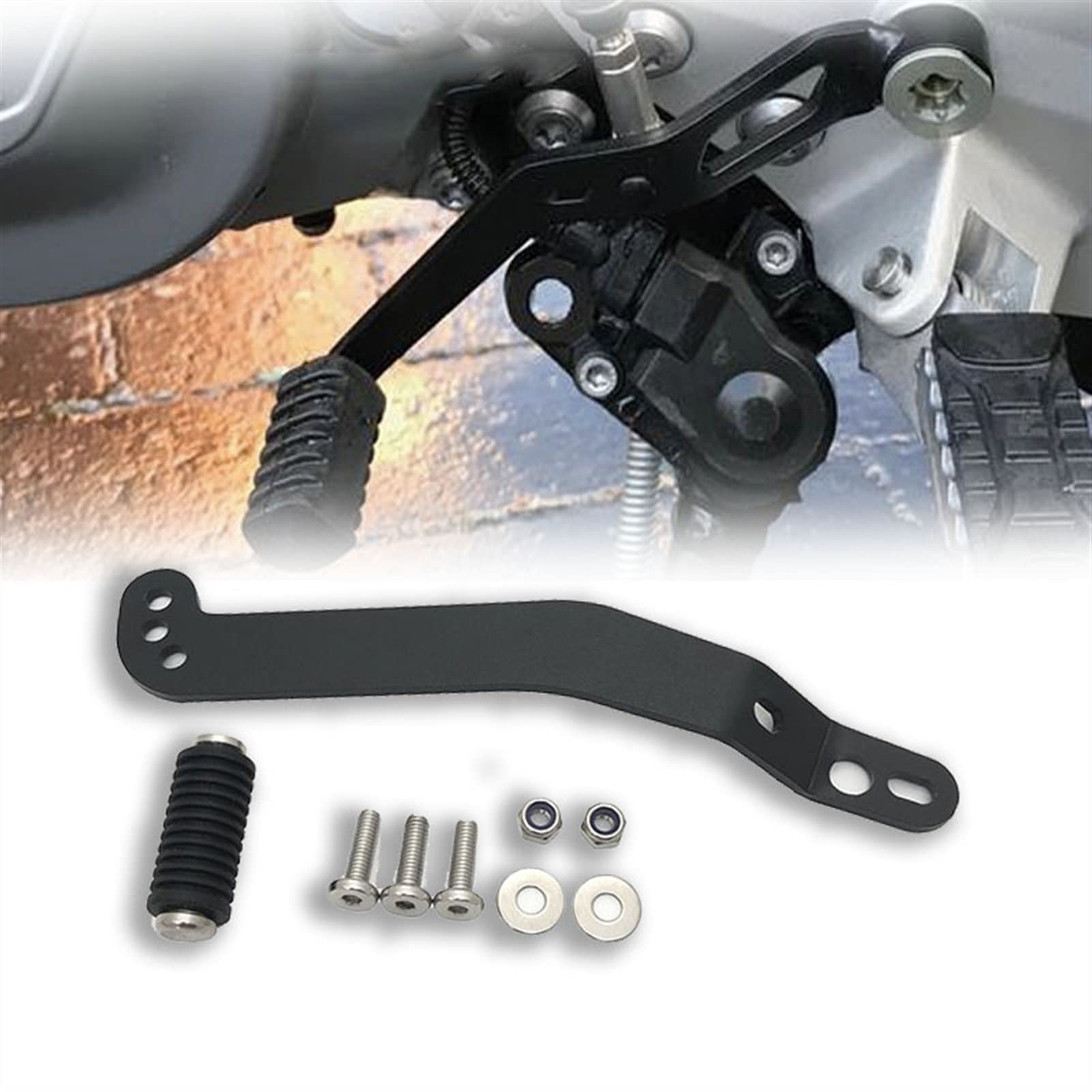 Sélecteur de vitesse moto noir pour remplacer la pièce usée de BMW F850GS