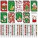 YXSJAS 40 Pcs Christmas Mini Spiral Notebook&Xmas Ballpoint Pens,Santa Claus Elk Pocket Notepad Memo Pad Assorted Patterns Xmas Pens Christmas Gifts for Christmas Holiday School Reward Bag Stuffer