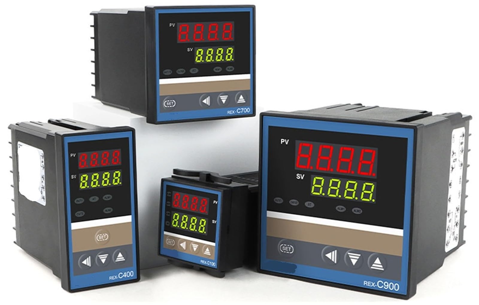REX-C100 Controlador de temperatura inteligente PID REX-C400 Regulador de temperatura industrial REX-C700 Termostato digital