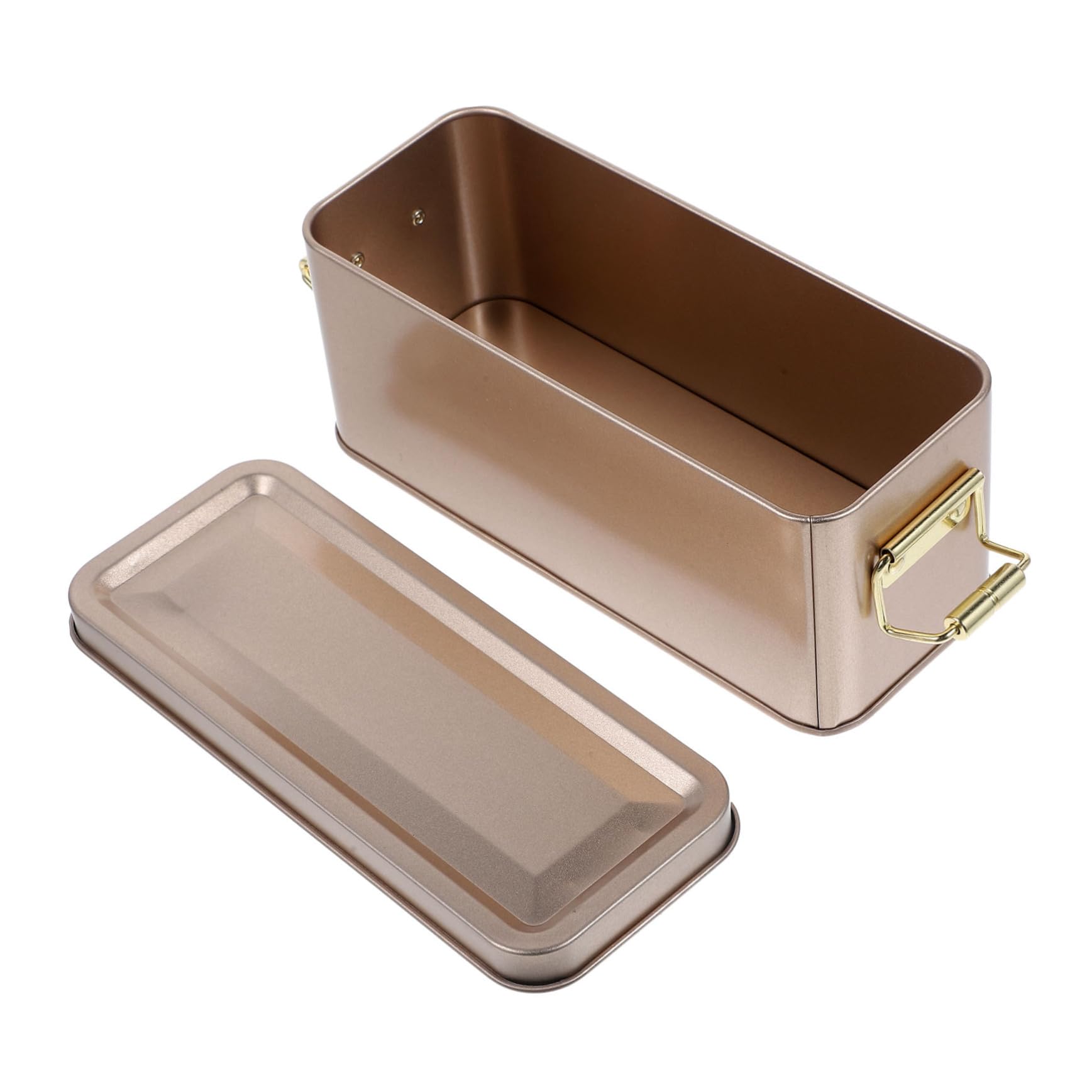 DECHOUS Vintage Cookie Storage Box with Lid Decorative Snack Container for Home Exquisite Design for Dry Foods Treats for Kitchen Holiday Use