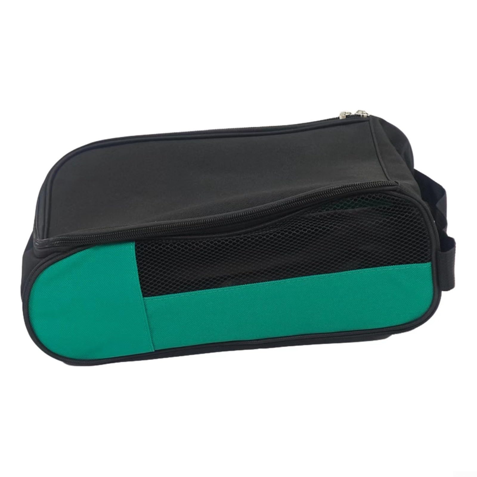Bolsa de zapatos de golf, impermeable, bolsa de viaje para botas deportivas, para fútbol, críquet, rugby, golf, viajes al aire libre, con ventilación transpirable (negro)