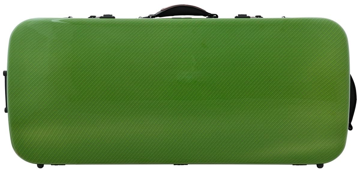 Double Étui pour Violon 4/4, Alto 36-43 Hybrid Fiberglass Special Vert M-case
