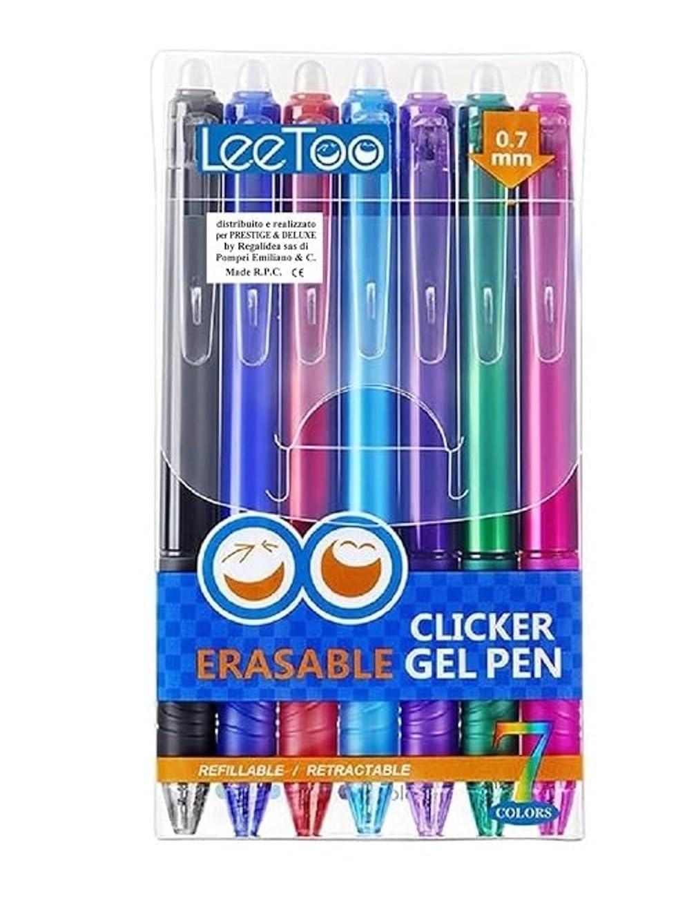 PRESTIGE & DELUXE Mochila escolar WWF versión Shark tiburón azul redondo 3 compartimentos cremallera para niños primaria secundaria + Estuche de 3 pisos completo de papelería + kit bolígrafos y