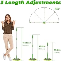 Vista 3 de bemece Cepillo de limpieza para auto con mango largo, cepillo de microfibra de chenilla, 2 en 1, kit de lavado de autos para limpieza de autos