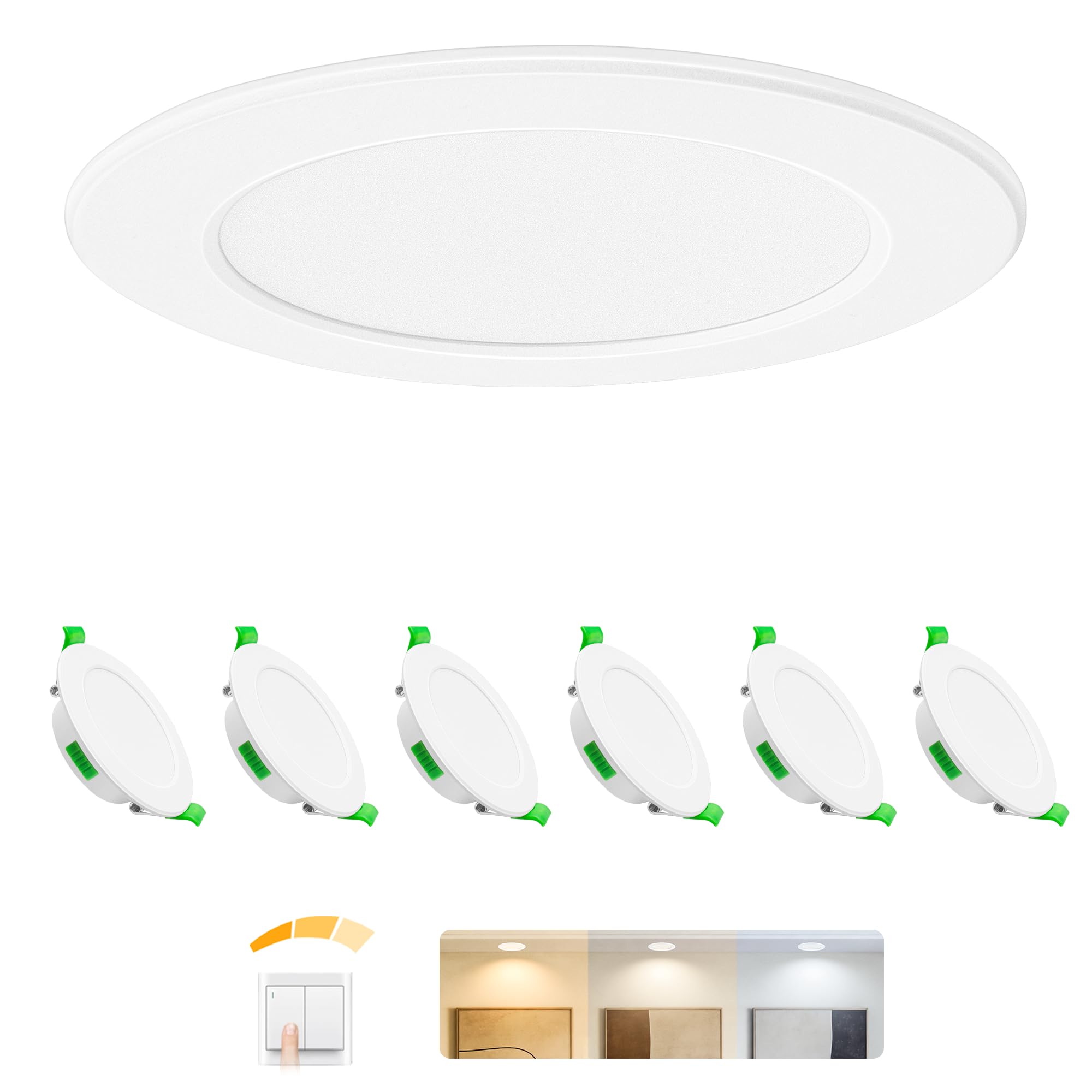 Laiebri LED Einbaustrahler 230V E106CAW