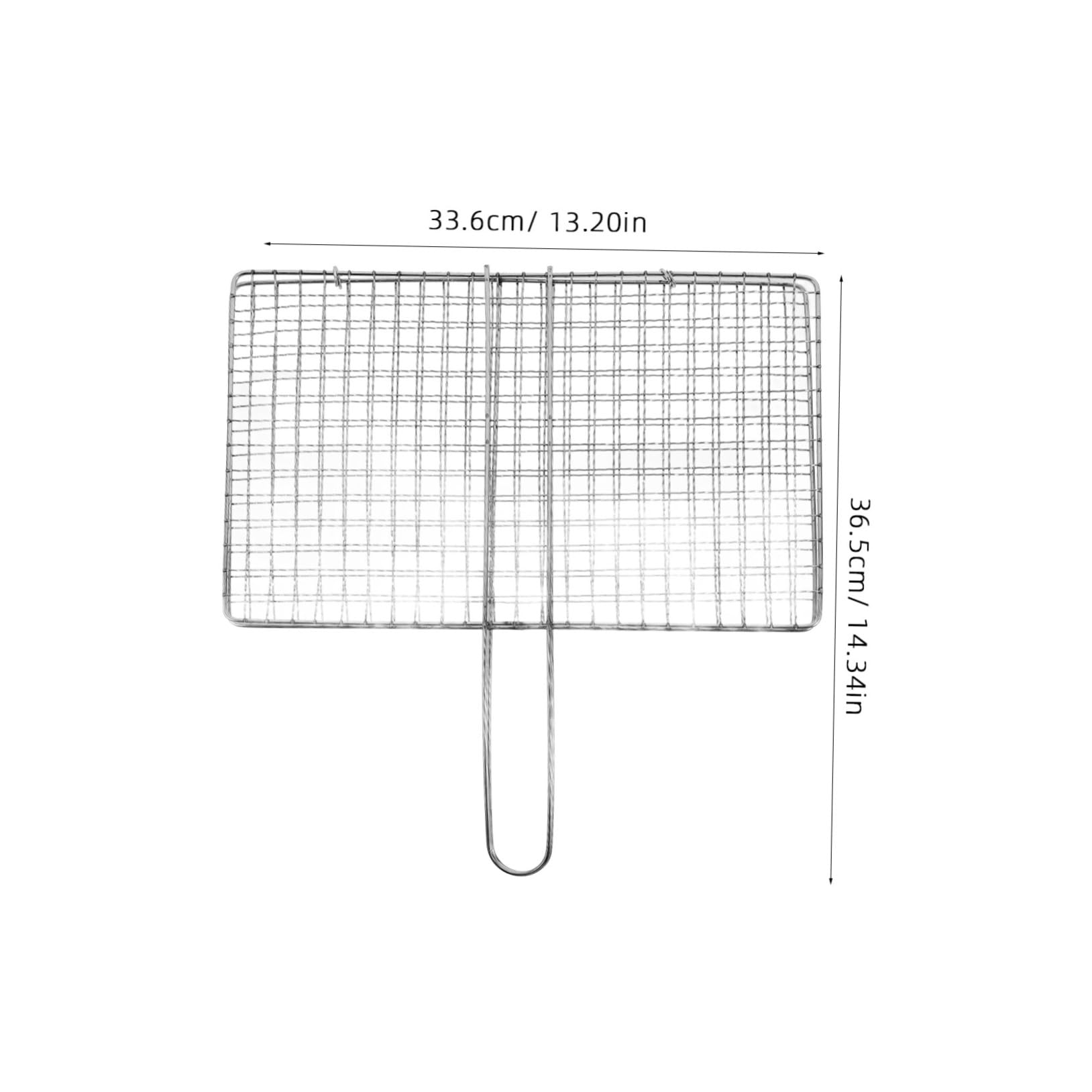 ibasenice 3 Piezas Cesta para Barbacoa Clip para Pescado y Verduras Cesta de Malla Inoxidable para Parrilla al Aire Accesorio para Barbacoa Multifuncional Fácil de Limpiar Diseño Doble Cara