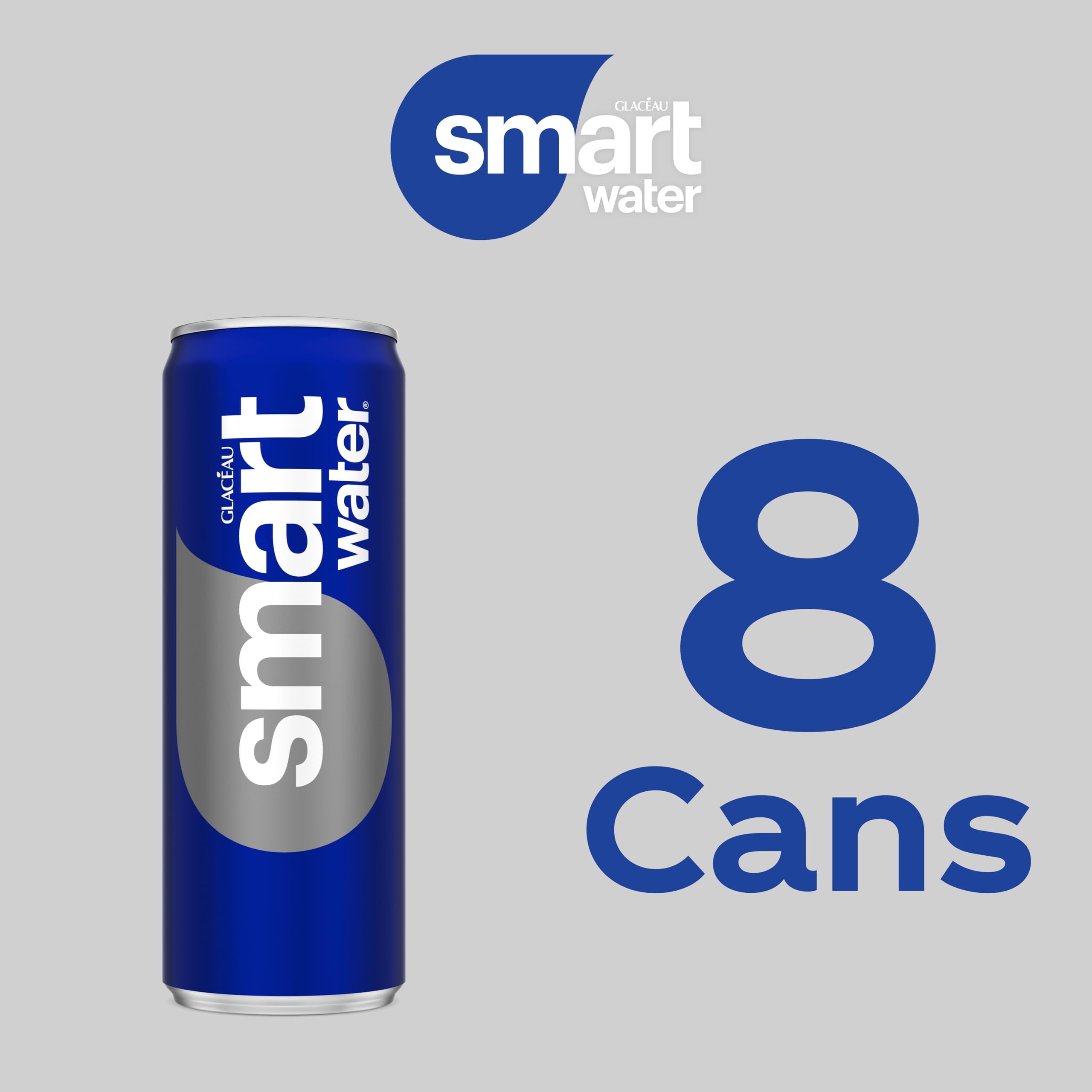 Smartwater Aluminum Can 12oz 8pk — view 9