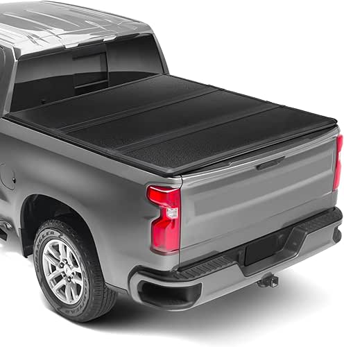 Truck Bed Tonneau Cover for Tacoma SR5 5ft, Hard Tri-Fold