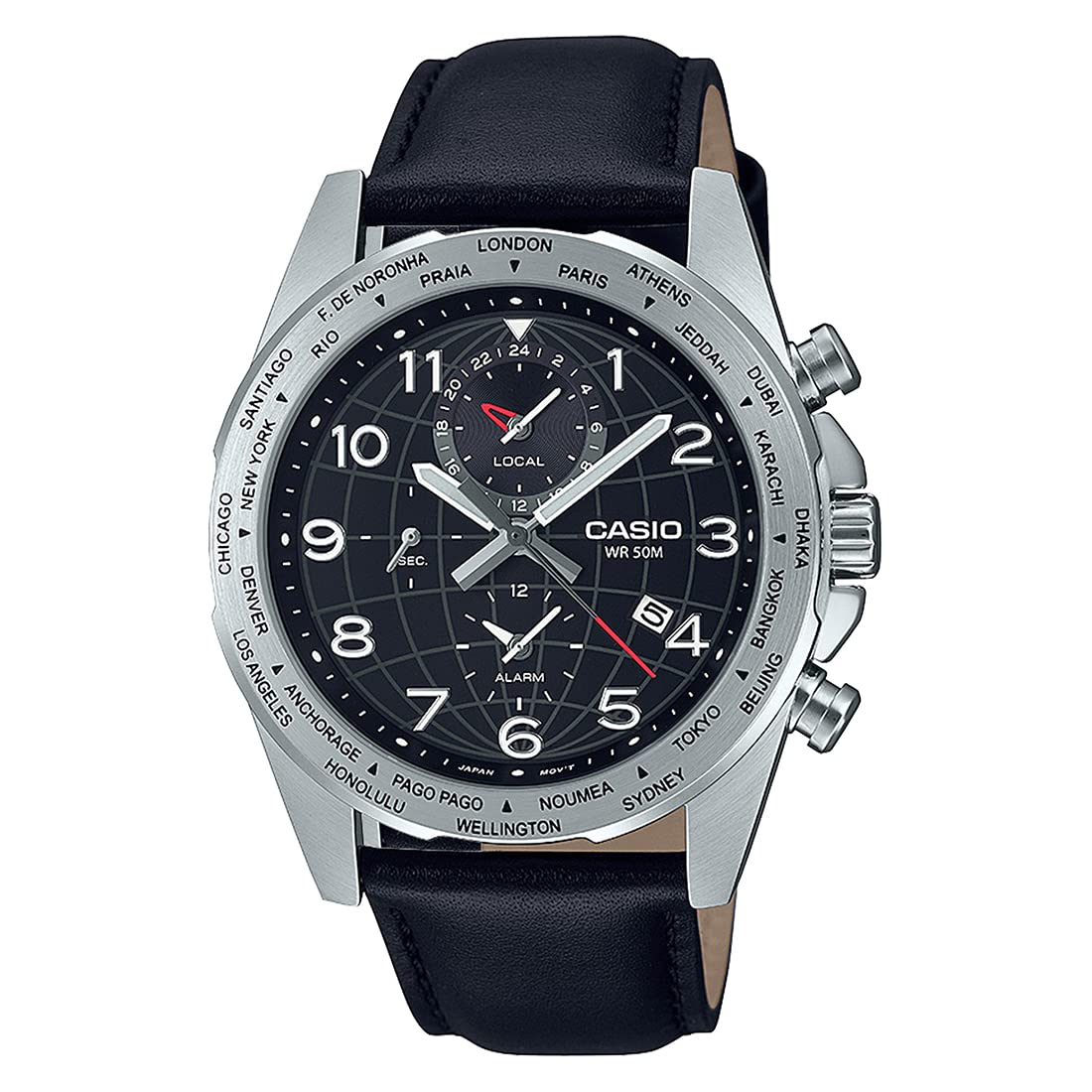 Casio Leather Analog Blue Dial Men Watch-Mtp-W500L-1Avdf, Bandcolor-Blue (B0C13W5GQB) Amazon Price History, Amazon Price Tracker