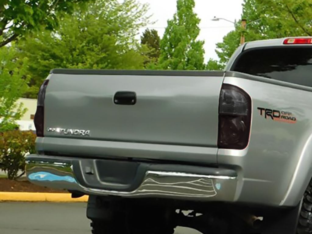 Rvinyl Tail Light Tint Covers Compatible with Toyota Tundra 2000-2006 - Matte Smoke