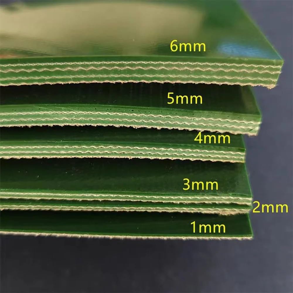 PVC zielony przenośnik taśmowy przekładnia 20002400 mm szerokość obwodu 5070 mm grubość 15 mm 2050 mm długość 1 mm gruby ciężki Du do użytku przemysłowego