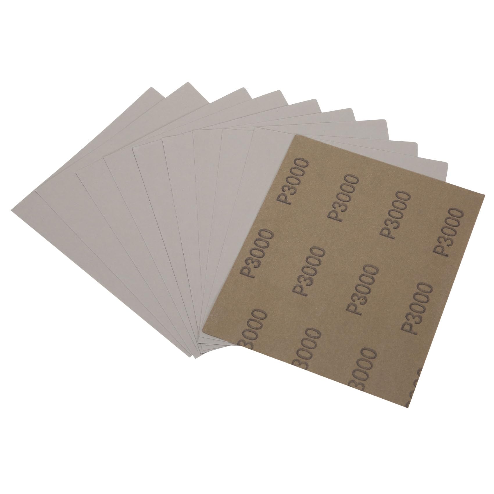 MAXMAN 1/4 Sheet Sandpaper Sheets, 30Pcs 3000 Grit Sandpaper, 4.5" x 5.5" Size Wet Dry Silicon Carbide, Palm Sander Sanding Pads, Latex Paper Backing,