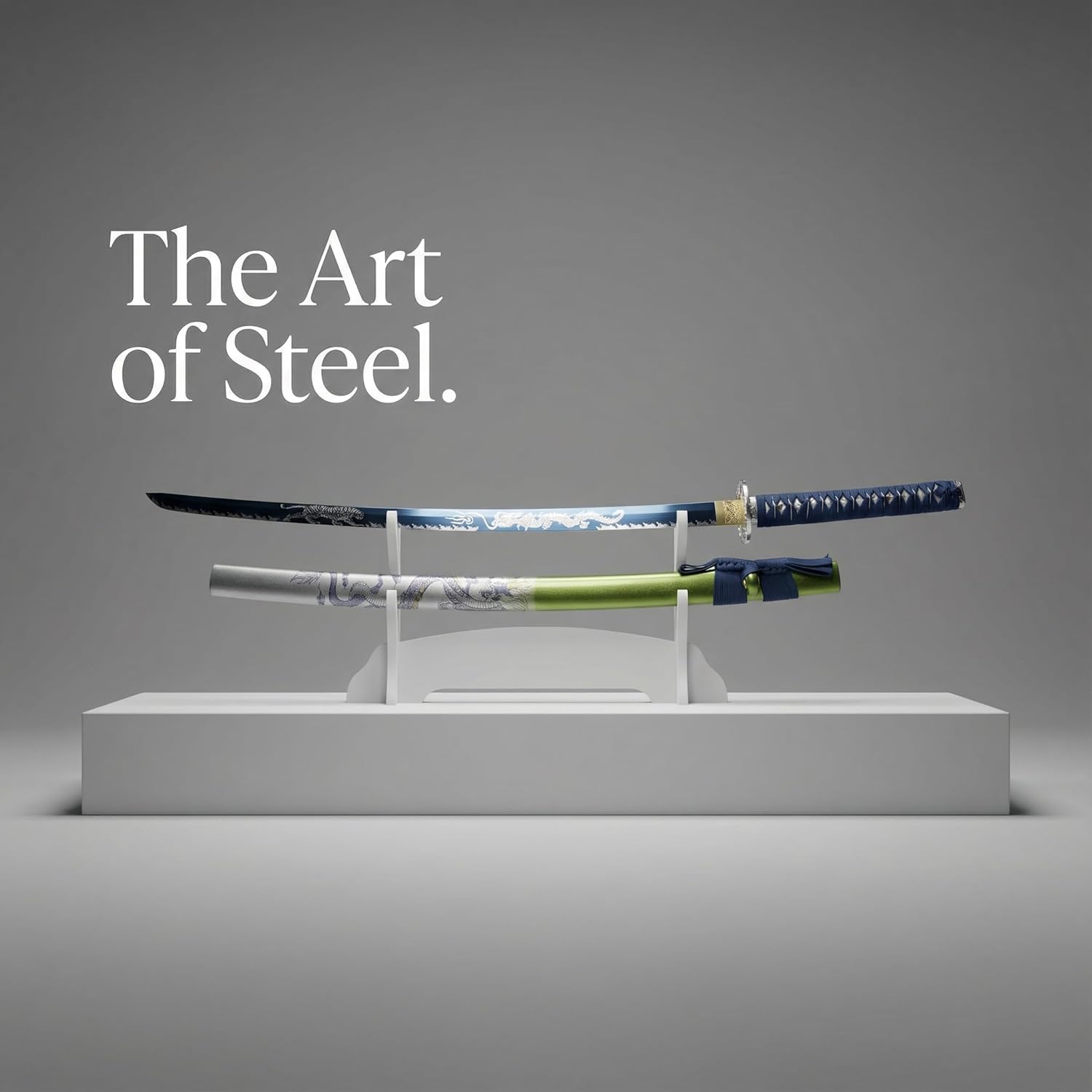 Hand Carved Dragon Scabbard-Real T10 Katana Clay Tempered Sword Steel Sharp -Eroton Japanese Samurai Swords are a Unique Gift for Men