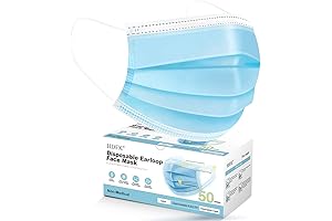 HDFK Fask Masks: Safety and Comfort for Adults (50 Pack)