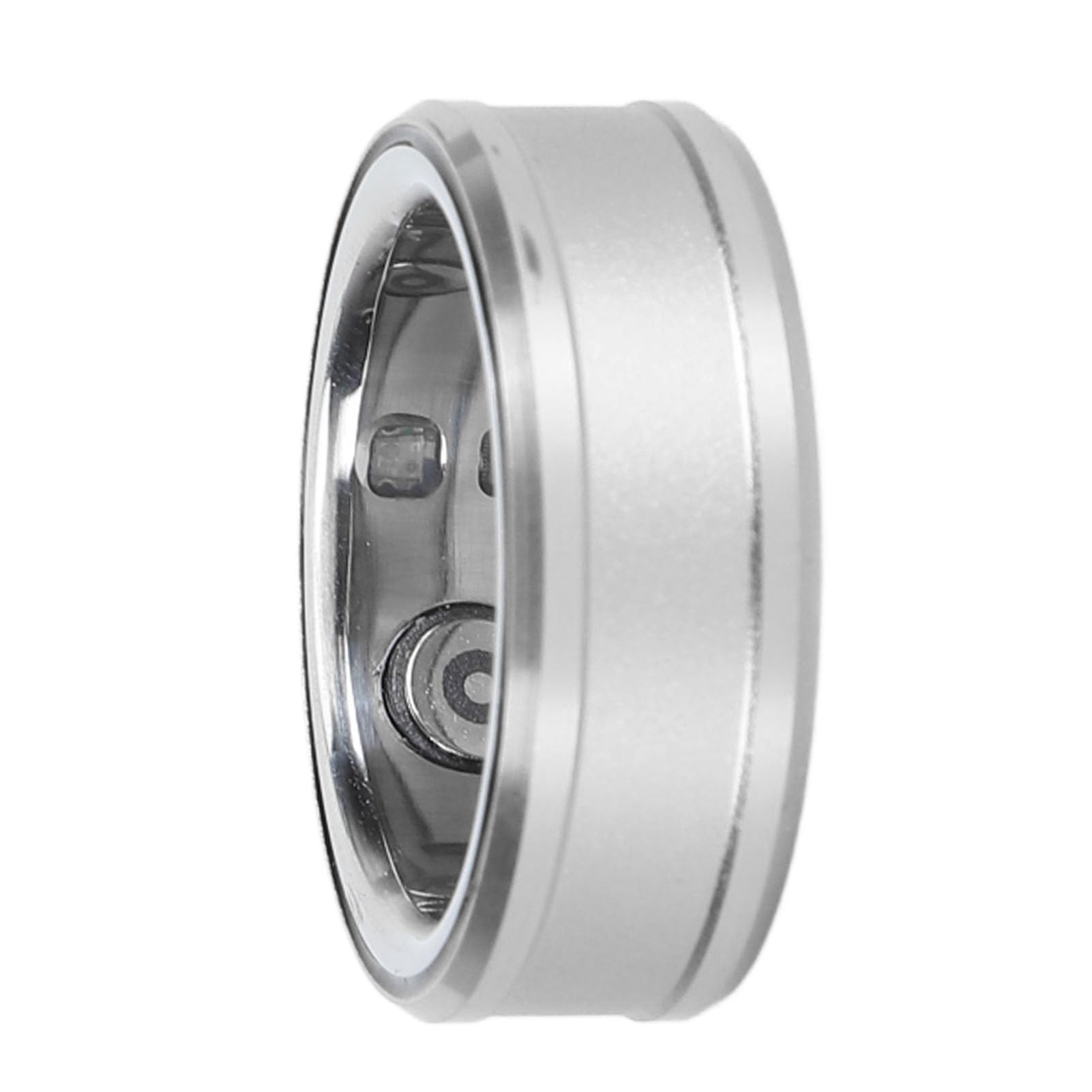 Dpofirs Smart Health Ring, Smart Ring Health Tracker BT 5.1 NFC Monitoraggio della Temperatura Corporea del Sonno Contapassi IP68, Tracker della qualità del Sonno per Regali di