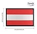 Overdecor Austria Austrian Flag Patch Tactical Military Patches - Hook and Loop Fastener, 2 Pack