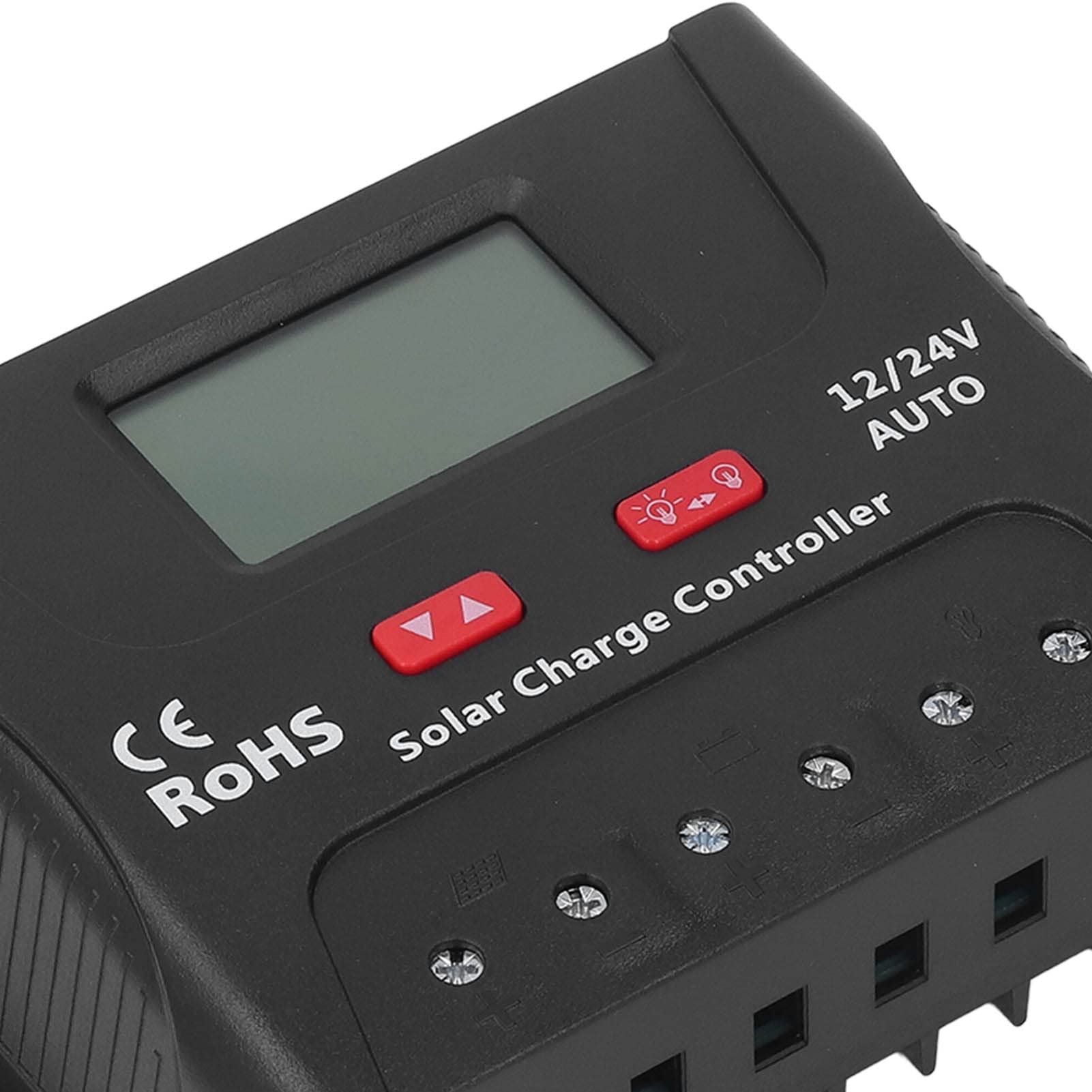 Régulateur Solaire PWM 60A 12V/24V Avec Écran LCD Et Ports USB - Contrôleur De Charge Intelligent