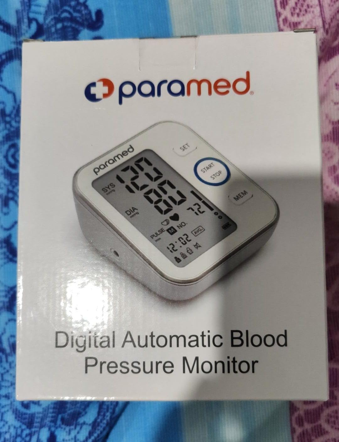 Paramed Blood Pressure Monitor Accurate Automatic Upper Arm Bp Machine