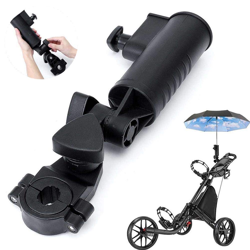 Soporte de Paraguas para Carrito de Golf, Soporte de Paraguas para Carrito de Golf, Soporte de Abrazadera Ajustable para Silla de Ruedas para Carrito de bebé Montar Otros