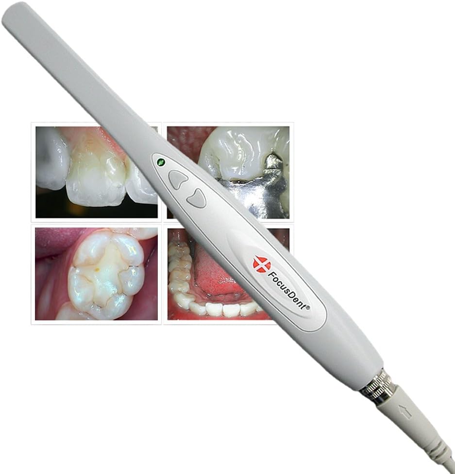 MD740 Dental Intraoral Camera - Easy USB Connection, 6 LED, 1.3 Mega Pixels - Dental Software Included - Works with Dexis, Apteryx and more - Comes with One (1) year Warranty!