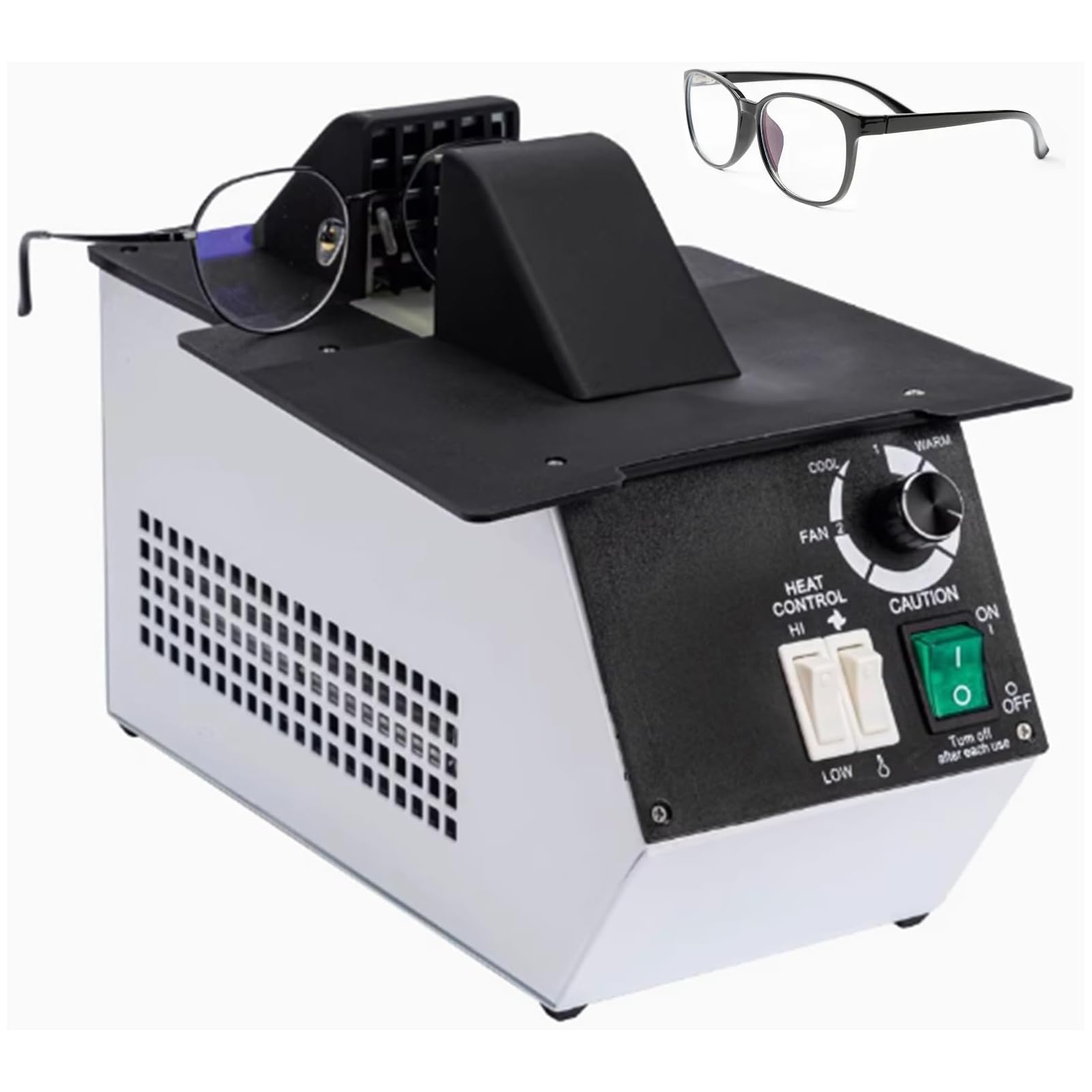 Réparer les montures d'acétate cassantes grâce au chauffe-monture thermique 1500W