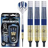 WINMAU Steve Beaton : 20g Set de Dardos de Punta de Acero de Tungsteno con Vuelos and Ejes (Tallos)