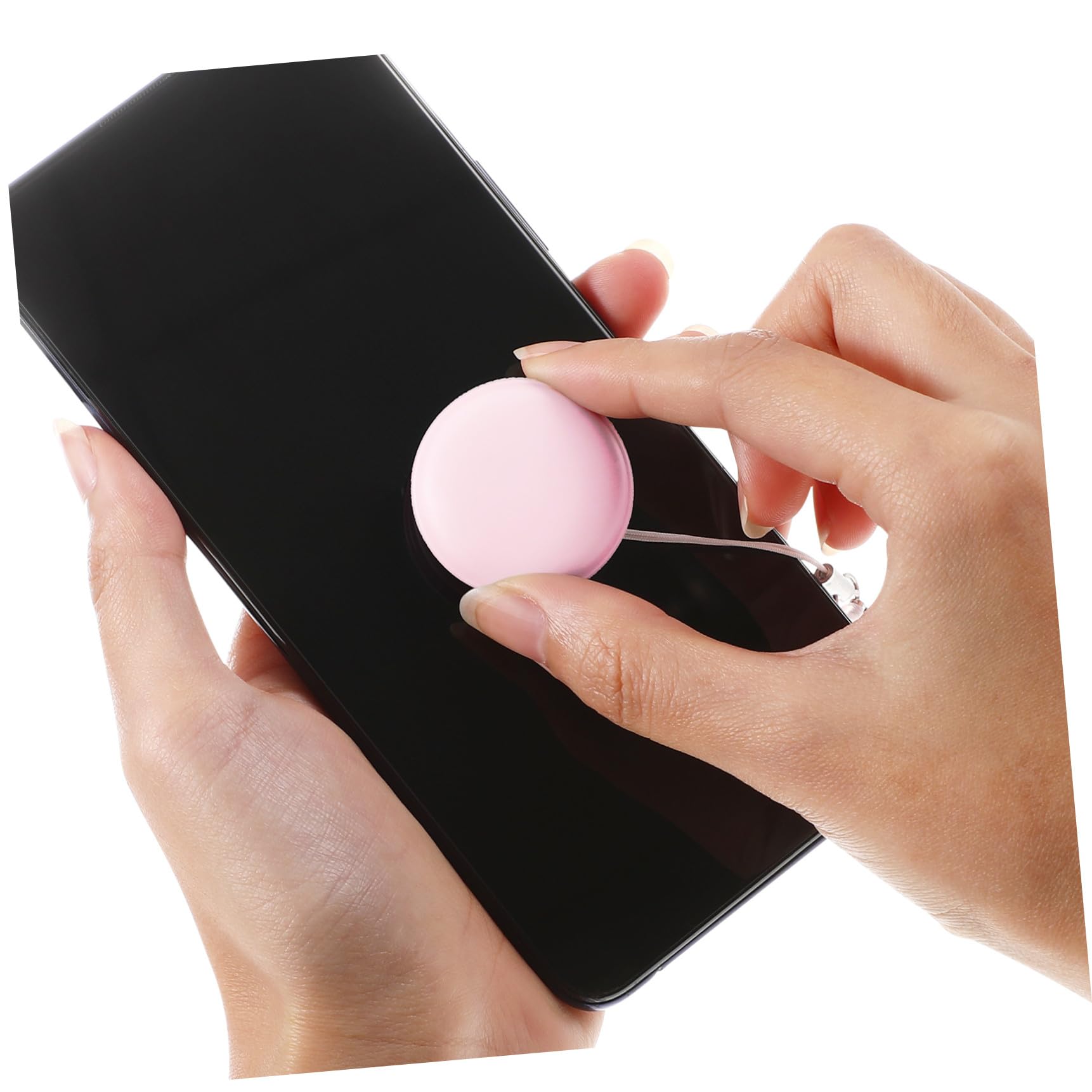 PACKOVE Toallitas Limpiadoras de Pantalla 4piezas para Teléfonos Móviles con Tapa y Llavero, Silicona y PP, Ideales para Limpiar Pantallas y Regalar