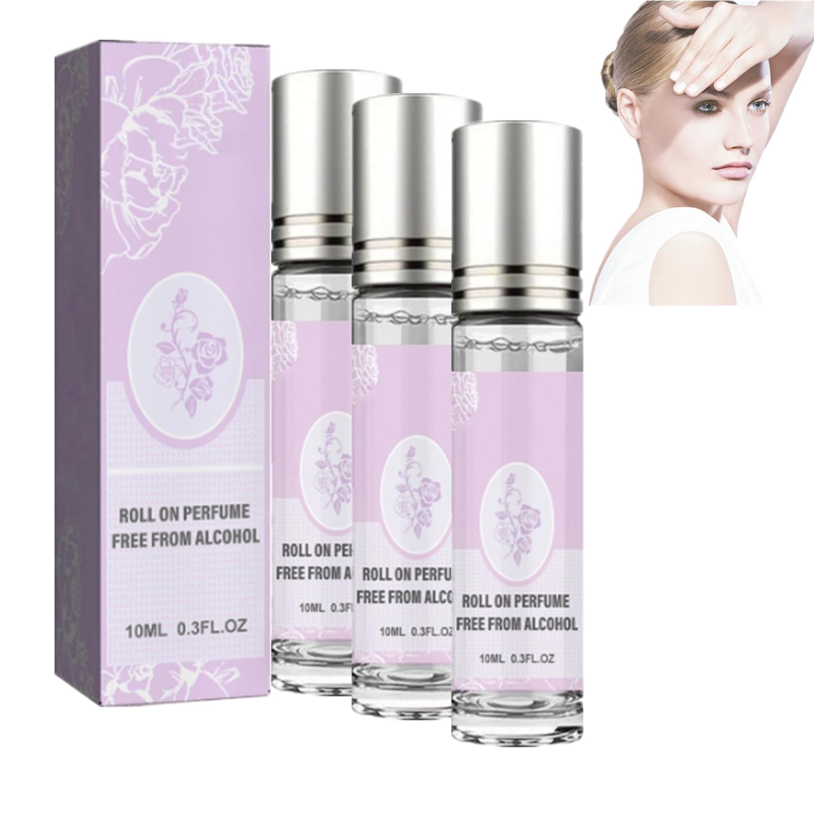 3Pcs Females Attract Males With Pheromone Oil Roller Ball Perfume Men And Women Sexy Universal Dating Perfume Lasting Fragrancy 10ml