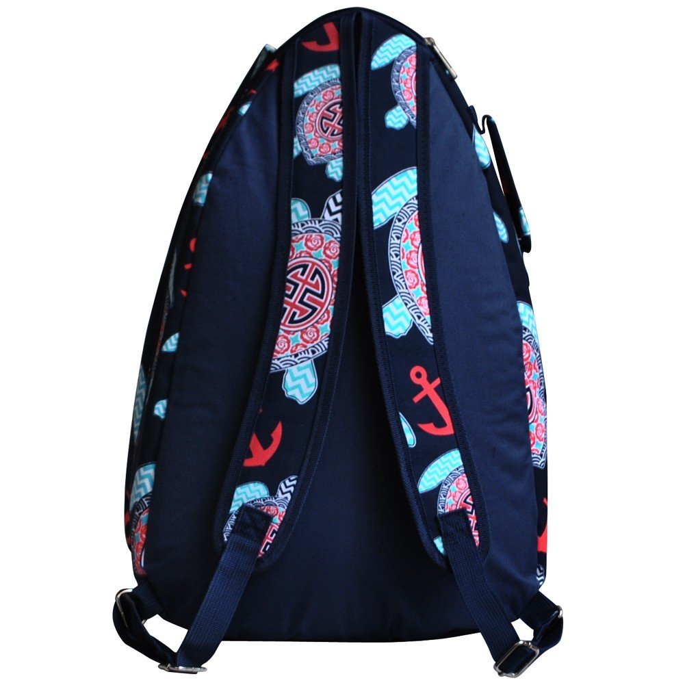 N Gil Quilted Canvas Turtle Anchor & Wallet Backpack Bag Purse Amazon.com | Sea Turtle Anchor Print NGIL Large Canvas  main image 2