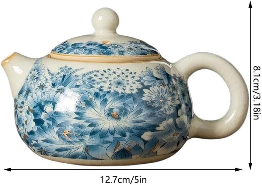 Ceramic Teapot 180ML Tea Brewing Single Pot Ceramic Teapot Household Kung Fu Tea Set Tea Brewer Tea Pot Ceramic