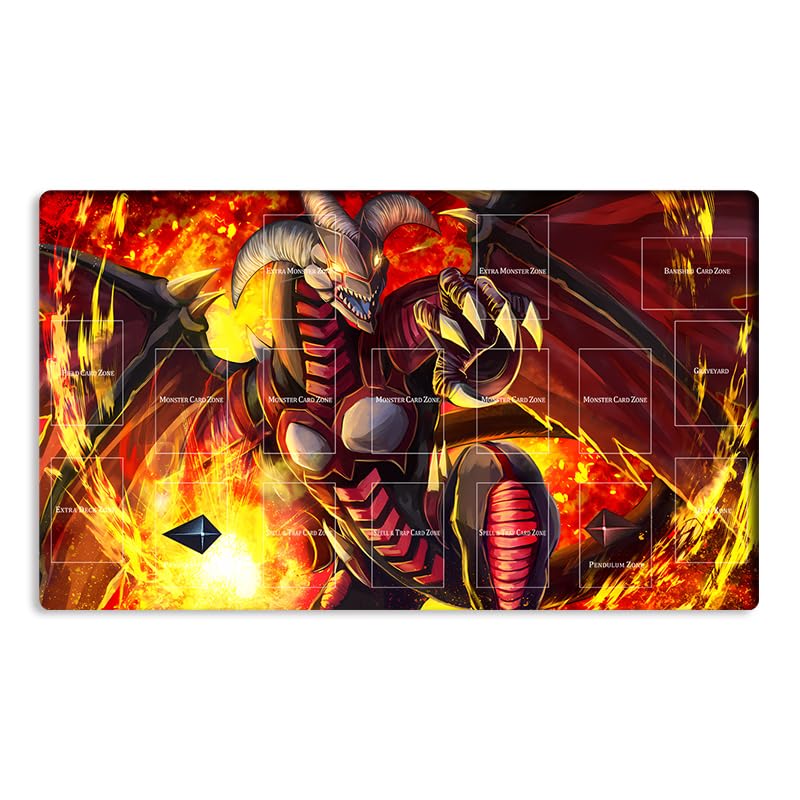 Amazon.com: New Mlikemat Playmat Red Dragon Archfiend TCG CCG OCG