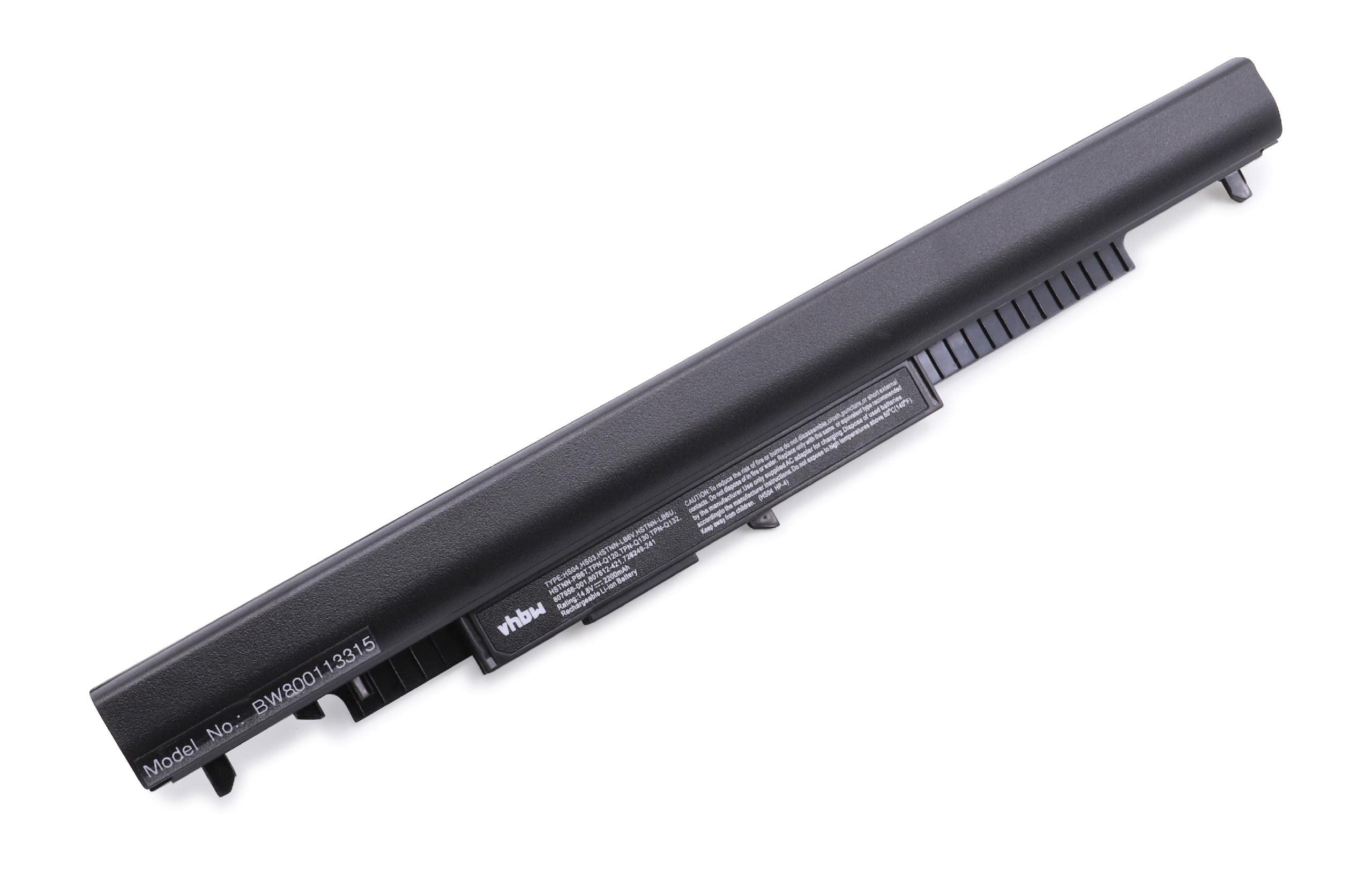 Batteria sostituisce HP 807611-141, 807611-421, 807611-131 per notebook - 2600mAh 14,8V Li-Ion nero | 800117952