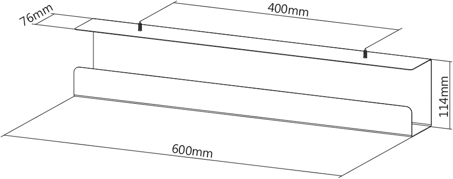 Value | Cable Cover Organizer (Under Desk Mount) | White
