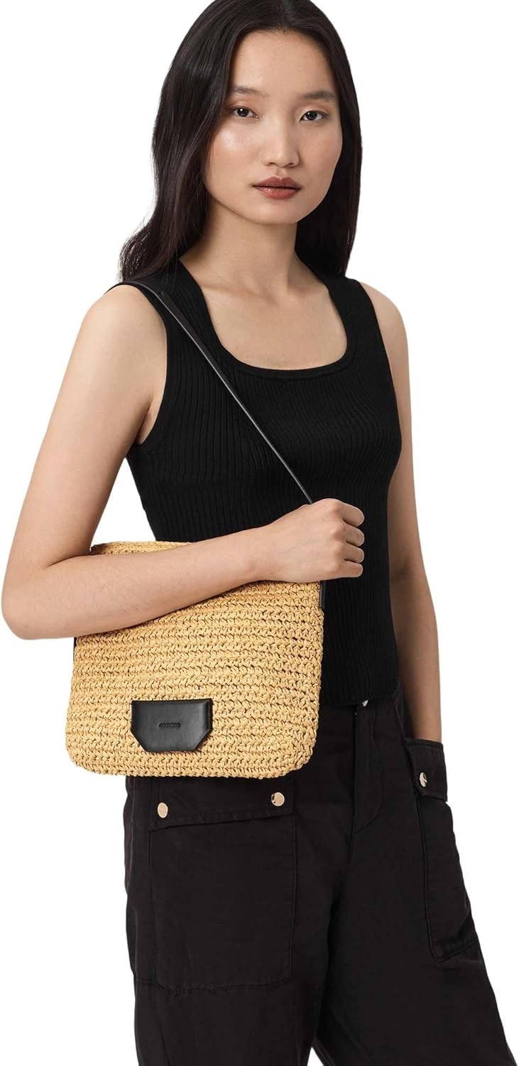 AllSaints Asha Paper Mini Bag W671XD Natural One Size