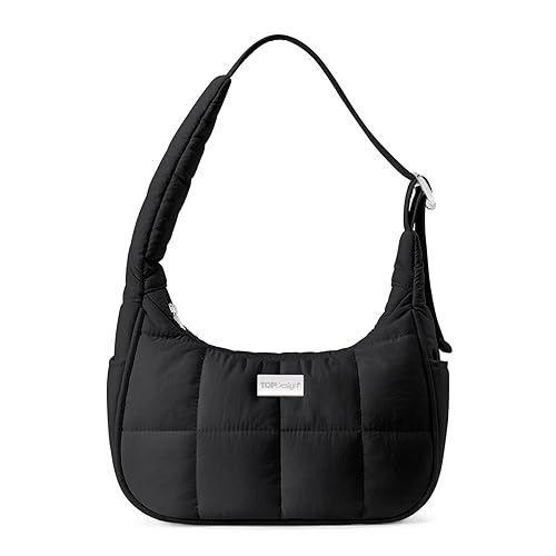 Black Puffer Shoulder Bag