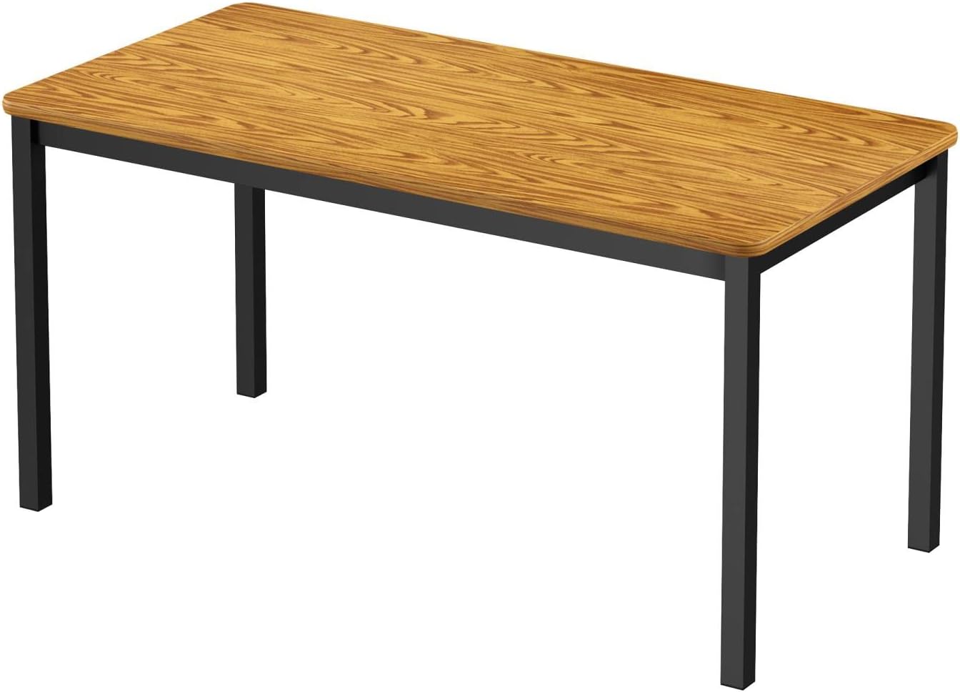 Correll Lab Table with Medium Oak and Black Finish LT3672-06-09-06