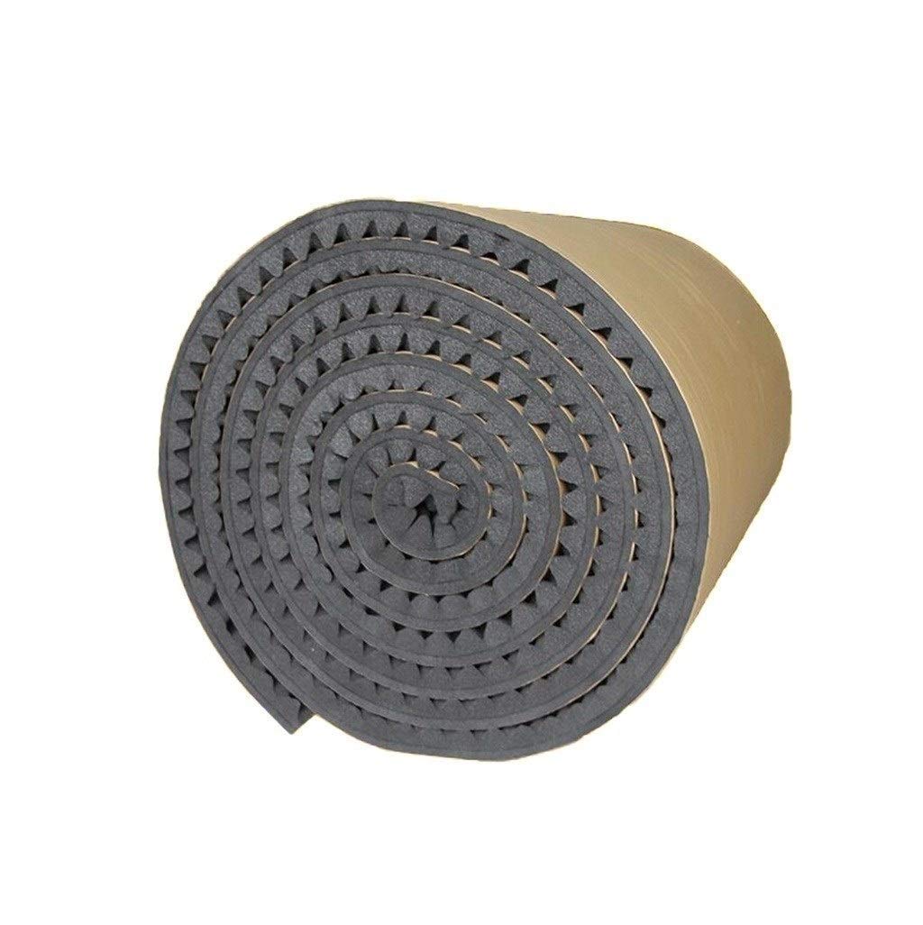 5 Metros Cuadrados Profesión Material fonoabsorbente, Autoadhesivo Fácil de Instalar Espuma insonorizada Familia Algodón fonoabsorbente (Negro) (Negro)