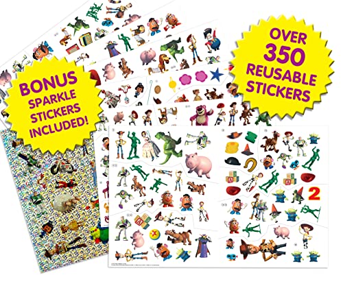 Disney / Pixar Toy Story Sticker Book Treasury - Activity Books for kids, 350 reusable stickers, 96 pages of fun - Image 4