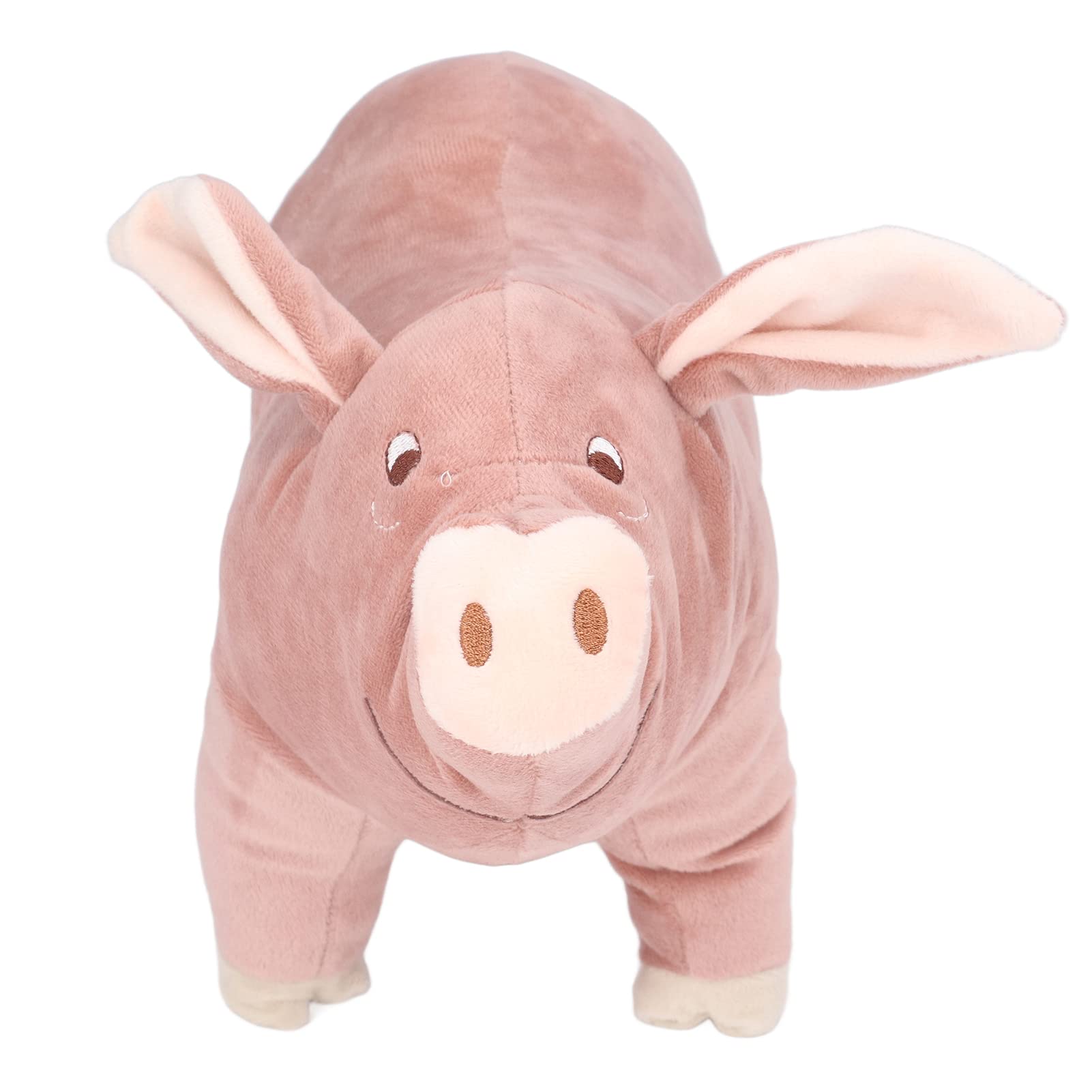 Peluche Maiale Morbido Simpatico Animale di Peluche per Casa Ufficio, da 15,7 Pollici Regalo di Festa, Maiale Rosa Corto per Soggiorno Camera da Letto