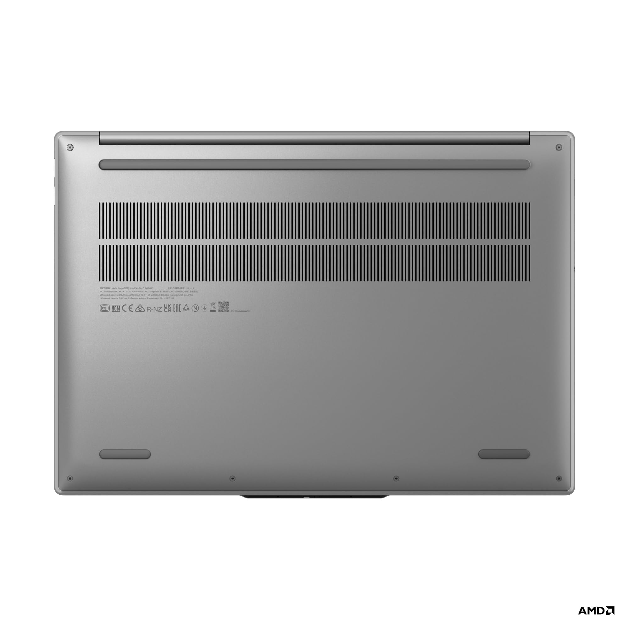Lenovo IdeaPad Slim 5 Laptop | Copilot+ PC | 16" WUXGA Display | AMD Ryzen AI 5 330 | 512GB SSD | 16GB RAM | AMD Radeon Grafik | QWERTZ | Beleuchtet | Windows 11 | Luna Grau | 3 Monate Premium Care