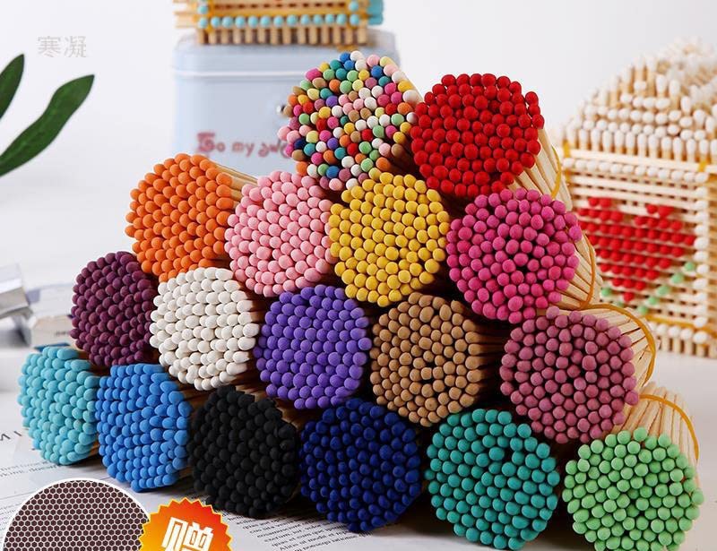  100Pcs 3'' Decorative Rainbow Matches, Premium Fancy Long  Wooden Safety Matches for Candles, Safety Matches for Lighting Candles with  Match Striker, Long Wooden Matchsticks for Home Décor : Health & Household